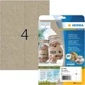 Produktbild: HERMA Etiketten aus Silphie-Papier 105 x 148 mm naturbraun 80 Etiketten
