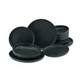 Produktbild: CreaTable Kombiservice  Uno , schwarz , Steinzeug/Steingut , Maße (cm): B: 40 H: 37