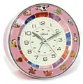 Produktbild: Kinderwecker Rosa Mädchen Lernuhr Analog Ohne Ticken Licht Snooze - 1982-17