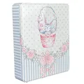 Produktbild: MediMuc Hase mit Blumen - Dose, Gebäckdose, Geschenkdose, Vorratsdose, Osterdose, Sammlerdose - Maße: (Länge x Breite x Höhe): 21,5 x 17,8 x 4,0cm