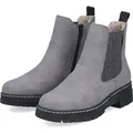 Produktbild: Rieker Damen-Stiefelette Stein-Grau-Schwarz, Farbe:grau, EU Größe:36 - Grau - 36