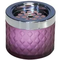 Produktbild: APS Wind-Aschenbecher aus Glas Violett-gefrostet Ø 9,5 cm