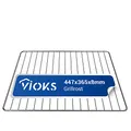 Produktbild: VIOKS Gitter Backofen Grillrost Edelstahl 447x365mm Ersatz für C00081578 Indesit 482000022702 Whirlpool Backofen Rost/Herd Grillrost Edelstahl Rechteckig - Kuchen Gitterrost für Backofen Whirlpool