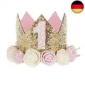 Produktbild: VOARGE 1 Jahr Geburtstag Baby Krone, Geburtstag Krone Baby Geburtstagskrone