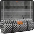 Produktbild: KESSER® Picknickdecke Campingdecke 200x200cm Stranddecke mit wasserdichter Unterseite dreilagig | Bequeme Picknick Decke mit Tragegriff für Strand & Camping | große Outdoor Decke faltbar & waschbar