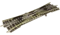 Produktbild: N / Fleischmann 9185, 15° Doppelkreuzungsweiche rechtskreuzend, ohne Antrieb