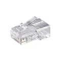 Produktbild: Goobay 58627 RJ45 Westernstecker für Rundkabel, 8 polig - zum Crimpen an Telefonrundkabel, ungeschirmte Version