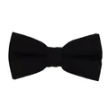 Produktbild: Herren Fliege 12 x 6 cm Baumwolle gebunden und längenverstellbar schwarz