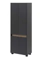 Produktbild: Schildmeyer Hochschrank 701515 Cosmo, 57 x 164,5 x 33 cm (BxHxT), anthrazit
