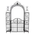 Produktbild: HTI living Gartentor mit Bogen Celia Rankgitter Metall nostalgisch