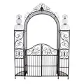 Produktbild: Gartentor mit Bogen Celia Rankgitter Metall nostalgisch HTI-Living