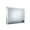 Produktbild: Keuco Spiegelschrank Royal Lumos mit 2 Türen und offenem Fach, 100 cm, Vorbau, LED, dimmbar, Made in Germany, Aluminium-Korpus, Seiten verspiegelt, Lichtfarbe einstellbar
