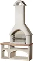 Produktbild: Buschbeck Gartengrillkamin Bozen weiß-terrakotta 90076.000