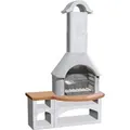 Produktbild: Buschbeck Gartengrillkamin Bozen Weiß-Terrakotta
