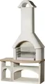 Produktbild: Buschbeck Grillkamin Bozen weiß 210 x 117 x 64 cm
