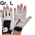 Produktbild: BluePort Roadie Handschuhe Leder Gr. L / 9 ohne Finger Rigger Gloves Bühnenbau