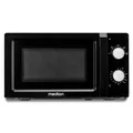 Produktbild: MEDION Mikrowelle (20 Liter, 700 Watt, klein kompakt und platzsparend, 5 Mikrowellenstufen, Auftaufunktion, Timerfunktion, MD11475) schwarz