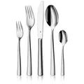 Produktbild: WMF Philadelphia Besteck Set 6 Personen, 30 teilig, Monobloc-Messer, Cromargan Edelstahl poliert, glänzend, spülmaschinengeeignet