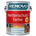 Produktbild: RENOVO Wetterschutzfarbe weiß RAL 0095, 2,5 Liter