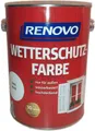 Produktbild: Renovo Wetterschutzfarbe weiß 0095 / 2830, hoch wetterbeständig, UV-beständig