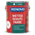 Produktbild: Renovo Wetterschutzfarbe weiss 0095 2,5 l  Deckfarbe