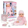 Produktbild: BABY born Annabell 43 cm - Weiche Babypuppe mit 7 elektronischen Funktionen & Sound - Geeignet für Kinder ab 3 Jahren - Puppe inkl. Zubehör - Benötigt Batterien