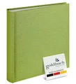 Produktbild: goldbuch 31805 Fotoalbum Summertime Trend, 30 x 31 cm, Fotobuch mit 100 weißen Seiten mit Pergamin-Trennblättern, Album zum Einkleben von Fotos, Einband aus Leinen, Erinnerungsalbum, Hellgrün