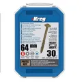 Produktbild: KREG Protec-Kote Taschenlochschrauben - 64mm, Grobgewinde, Linsenkopf