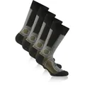Produktbild: Rohner Trekking 2-pack Grau-Schwarz - Komfortable hohe Wandersocken, Größe EU 35-38 - Farbe Khaki