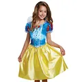 Produktbild: Disney Offizielles Classic Prinzessin Schneewittchen Kostüm Mädchen Kleid Princess Snow White Costume, Halloween Faschingskostüm für Kinder Karneval Kostüm Geburstag S