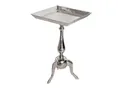 Produktbild: riess-ambiente Beistelltisch TRAYFUL - 55cm silber Aluminium Tablett-Tisch