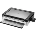 Produktbild: WMF Lono Elektrischer Tischgrill mit Glasdeckel und herausnehmbarer Auffangschal