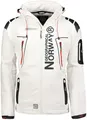Produktbild: Geographical Norway Herren Softshelljacke Wasserbeständige Winddichte Atmungsaktive Übergangsjacke mit Kapuze Brandiing- Production (DE/NL/SE/PL, Alphanumerisch, XXL, Regular, Regular, WEIS)