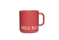 Produktbild: Design Letters Tasse Favourite Cup mit Henkel Jingle Bells, Porzellan