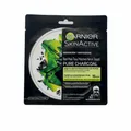 Produktbild: Garnier SkinActive Black Mask Tissu Pure Charcoal 1 Unit