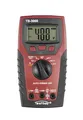 Produktbild: Testboy 3000 Digital-Multimeter mit Kabelbruchdetektor und Sicherheitsstufe CAT IV (LED-Taschenlampe, Auto Range, Data-Hold, ABS-Kunststoffgehäuse), Rot/Schwarz