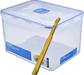Produktbild: Lock & Lock Vorratsdose HPL838 9L rechteckig | luft- und wasserdicht | mikrowellen- & gefriergeeignet | transparent
