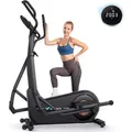 Produktbild: MERACH Crosstrainer Heimtrainer, Leises Hometrainer Fahrrad, mit 2 Wasserbecherhalter, 180kg Belastbar