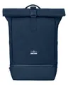 Produktbild: Johnny Urban Rucksack Damen & Herren Dunkelblau - Allen Medium - Rolltop Mit Laptopfach für Uni Fahrrad Business - 15L - Nachhaltig - Wasserabweisend