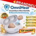 Produktbild: OmniHear™ Hörgerät Unsichtbare Hörhilfe Mini Hörverstärker mit Rauschfilter & KI