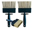 Produktbild: 2 Stück 100 x 30mm Deckenbürste Pinsel Flachpinsel Lasurbürste Lasurpinsel Quast