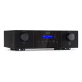 Produktbild: HiFi-Verstärker DAB+ Stereo Radio 4x100W Bluetooth Amplifier AUX USB LED Schwarz