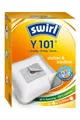Produktbild: Swirl Staubsaugerbeutel Swirl Y101 Y 101, passend für AEG Dirt Devil Grundig Staubsauger, inkl. 1 Filter - zuschneidbar, 4 St., Optimale Passform, MicroPor® Plus-Qualität für lange Nutzungsdauer