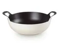 Produktbild: LE CREUSET Kochtopf Balti Dish Tradition rund meringue 24cm, Emailliertes Gusseisen