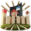 Produktbild: ® Original Kubb Wikinger Wurfspiel TESTSIEGER inkl. Tragebeutel & Spielanleit...