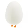 Produktbild: Deko Ei mit Beinen Creme Lustige Osterdeko Tischdekoration Frühling H13cm 4er