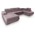 Produktbild: Masseno Wohnlandschaft, Lila, Holz, 5-Sitzer, U-Form, 345x90x202 cm, Wohnzimmer, Sofas & Couches, Wohnlandschaften, Wohnlandschaften in U-Form