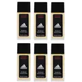 Produktbild: (1L/75,53€) 6 x 75 ml Adidas Active Bodies Deo Herren Pflege D/S