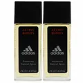 Produktbild: Adidas Active Bodies 2 x 75 ml Deodorant Natural Spray Set