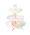 Produktbild: Talking Tables We Heart Pastels, Doppelseitiger Kuchenstand mit 3 Lagen aus Karton, H 37,5 cm x B 30 cm (komplett mit 4 verschiedenen Topdekorationen)